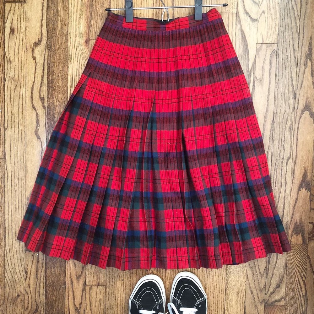 Vintage Pendleton wool skirt